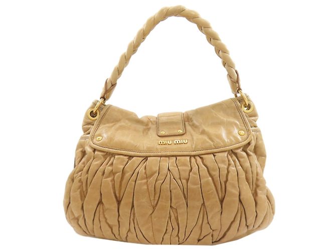 Miu Miu 2-Way Tote Bag Beige - Ansicht 2