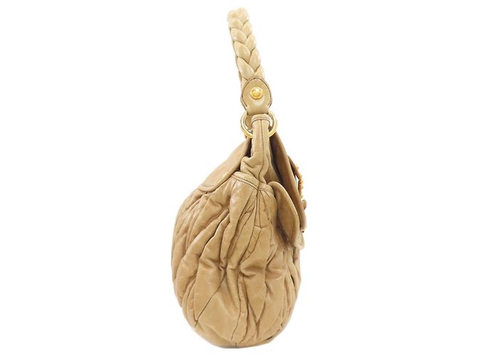Miu Miu 2-Way Tote Bag Beige - Ansicht 3
