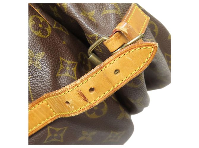 Borsa a Spalla Louis Vuitton Saumur 35 Nero - vista 14