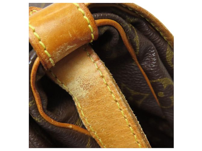 Borsa a Spalla Louis Vuitton Saumur 35 Nero - vista 20