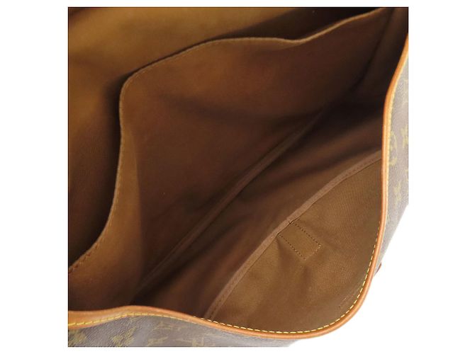 Borsa a Spalla Louis Vuitton Saumur 35 Nero - vista 5