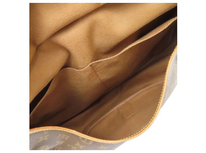 Borsa a Spalla Louis Vuitton Saumur 35 Nero - vista 6