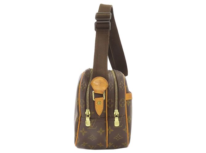 Borsa a Spalla Louis Vuitton Monogram Reporter PM Monogramma - vista 3
