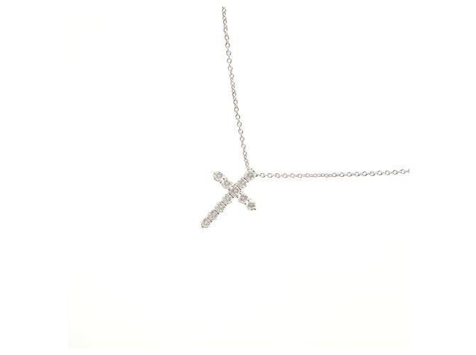 Collana Tiffany & Co. in platino Pt950 e diamanti Argento - vista 3
