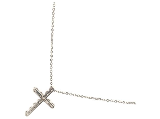 Collana Tiffany & Co. in platino Pt950 e diamanti Argento - vista 9