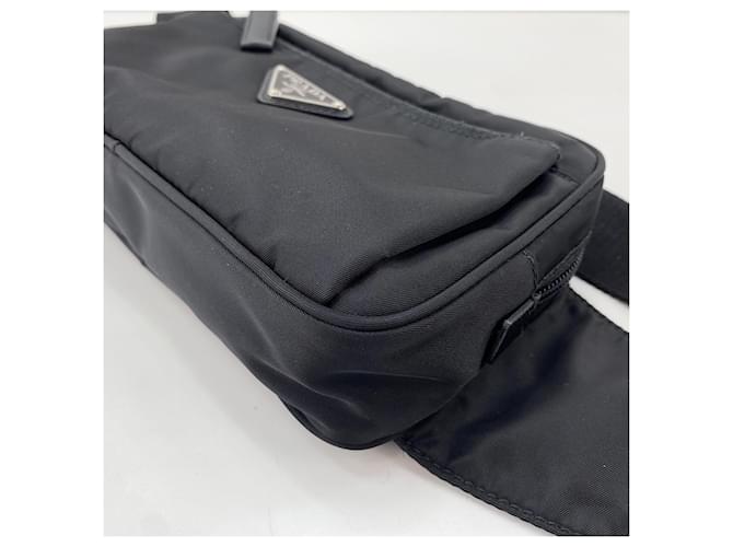 Marsupio in nylon Prada Nero - vista 9