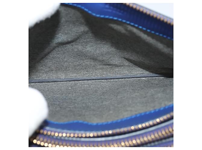 Céline Celine Trio Pelle Small Blu - vista 5