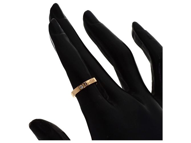 Anello Cartier C de 1P Diamond Band Ring - vista 6