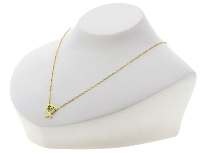 Collar Tiffany & Co. Loving Heart en oro amarillo de 18K - vista 4