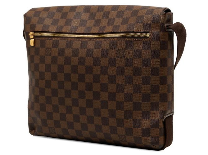 Borsa a tracolla Louis Vuitton Damier Brooklyn MM Marrone - vista 2