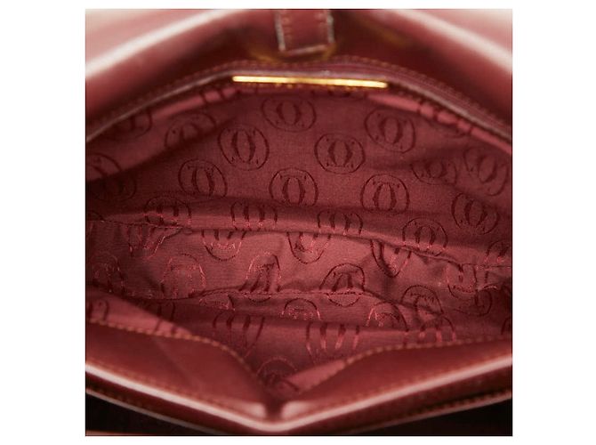 Borsa a tracolla Cartier Must Line Bordò - vista 9
