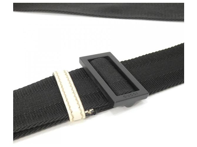 Borsa a tracolla Gucci 162904 Nero Bianco - vista 8