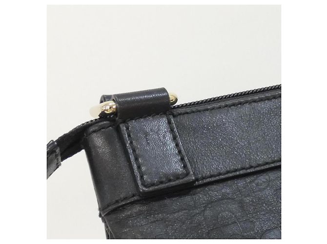 Borsa a tracolla in pelle nera Gucci 272396 Nero - vista 6