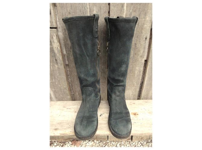 Autre Marque Botas altas de ante gris Fiorentini + Baker - vista 3