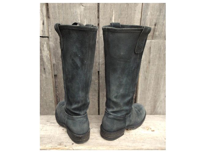 Autre Marque Botas altas de ante gris Fiorentini + Baker - vista 4