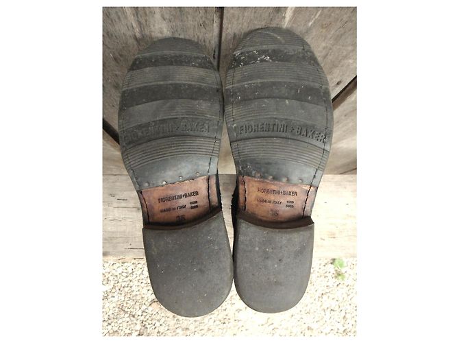 Autre Marque Botas altas de ante gris Fiorentini + Baker - vista 5