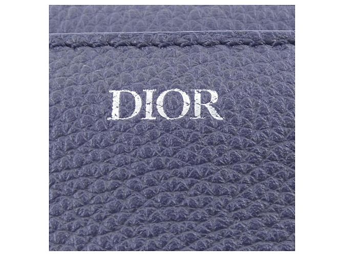Christian Dior Münzbeutel in Navy - Ansicht 3
