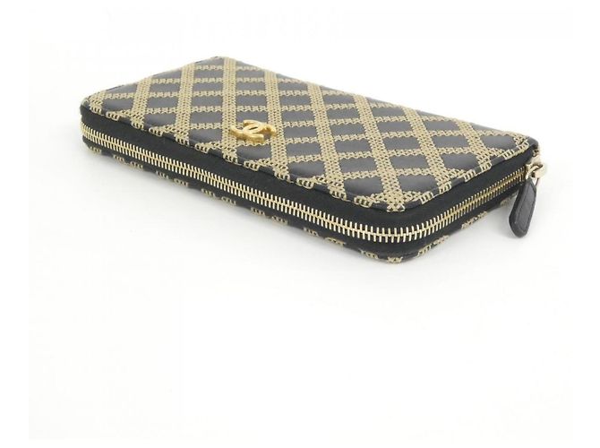 Chanel 82328 Long Wallet Schwarz Beige - Ansicht 3