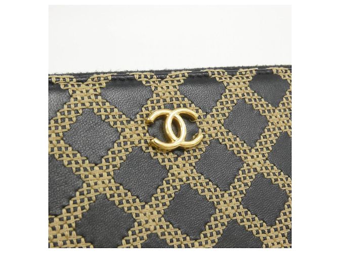Chanel 82328 Long Wallet Schwarz Beige - Ansicht 5
