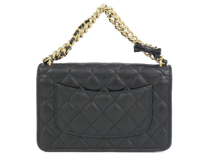 Chanel AP3910 Chain Shoulder Wallet Nero - vista 2