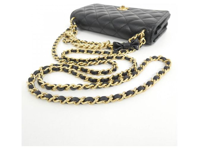 Chanel AP3910 Chain Shoulder Wallet Nero - vista 6