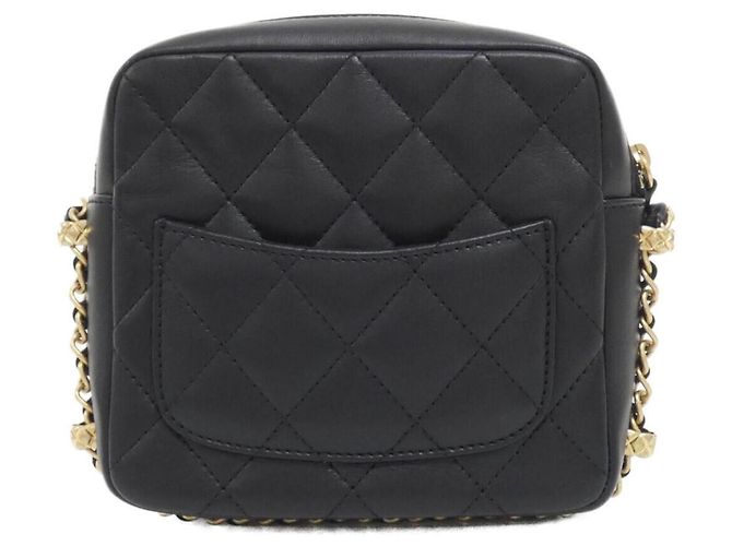 Borsa Chanel in pelle nera Nero - vista 2