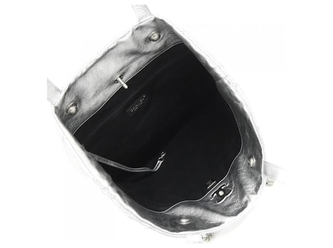 Borsa Chanel argento - vista 6