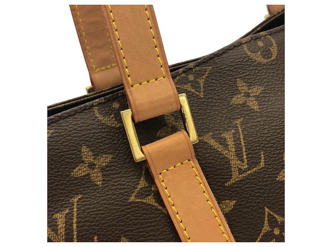 Borsa Cabas Piano Monogram Louis Vuitton Marrone Monogramma - vista 6