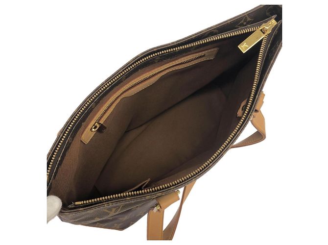 Borsa Cabas Piano Monogram Louis Vuitton Marrone Monogramma - vista 8