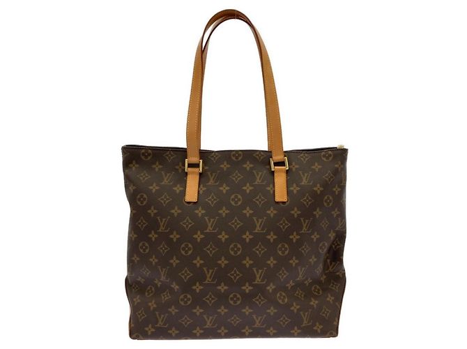 Borsa Cabas Mezzo Monogram Louis Vuitton Marrone Monogramma - vista 2