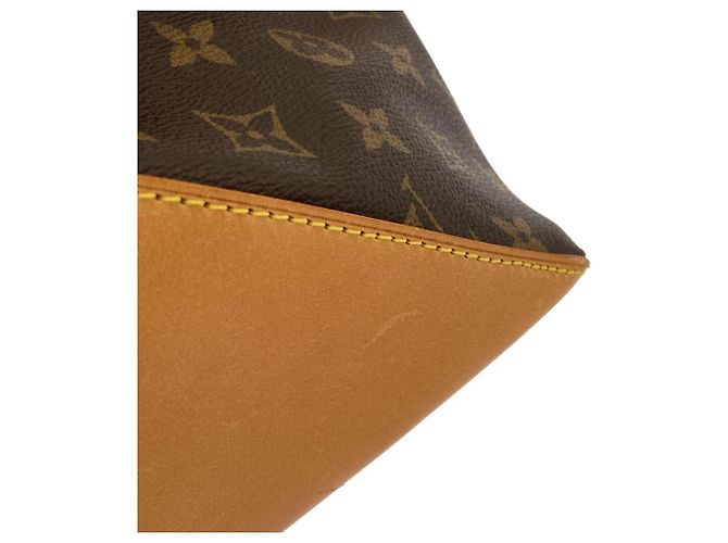 Borsa Cabas Mezzo Monogram Louis Vuitton Marrone Monogramma - vista 6