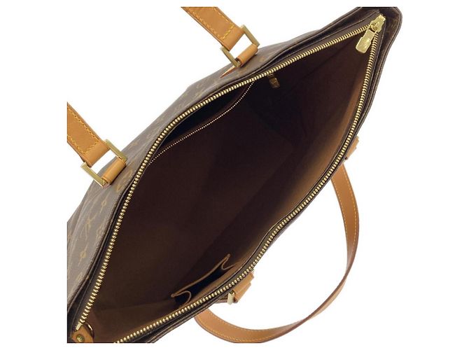 Borsa Cabas Mezzo Monogram Louis Vuitton Marrone Monogramma - vista 9