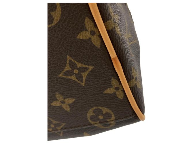 Borsa Louis Vuitton Monogram Manhattan PM Marrone - vista 4