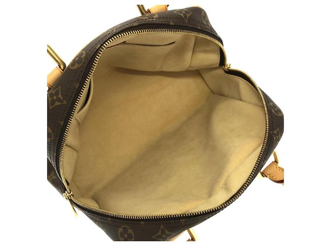 Borsa Louis Vuitton Monogram Manhattan PM Marrone - vista 9