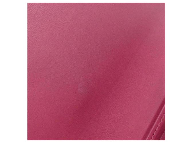 Cartera Louis Vuitton Monogram Portefeuille Flore Castaño Fucsia - vista 9