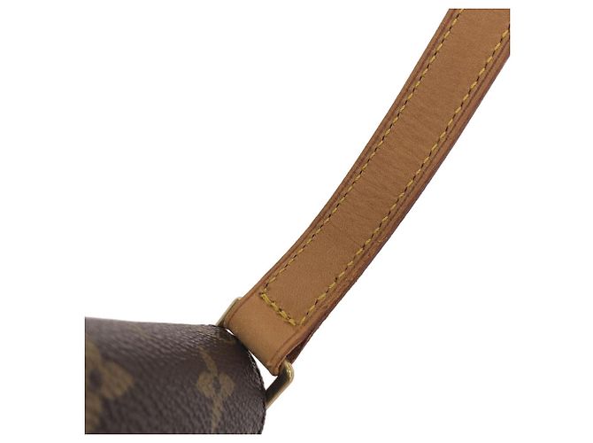 Borsa a Spalla Louis Vuitton Monogram Musette Salsa Marrone - vista 4