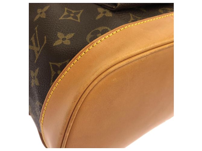 Zaino Louis Vuitton Monogram Montsouris GM Marrone - vista 3