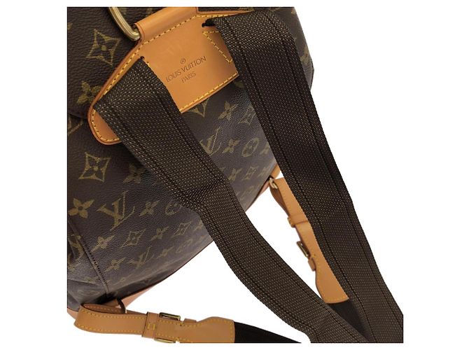 Zaino Louis Vuitton Monogram Montsouris GM Marrone - vista 7