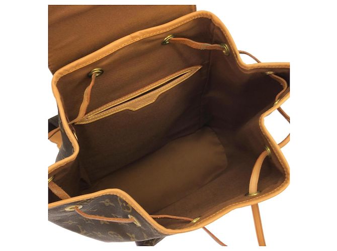 Zaino Louis Vuitton Monogram Montsouris GM Marrone - vista 8