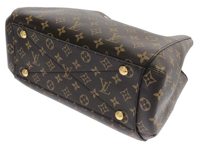 Borsa Louis Vuitton Monogram Montaigne MM Marrone - vista 2