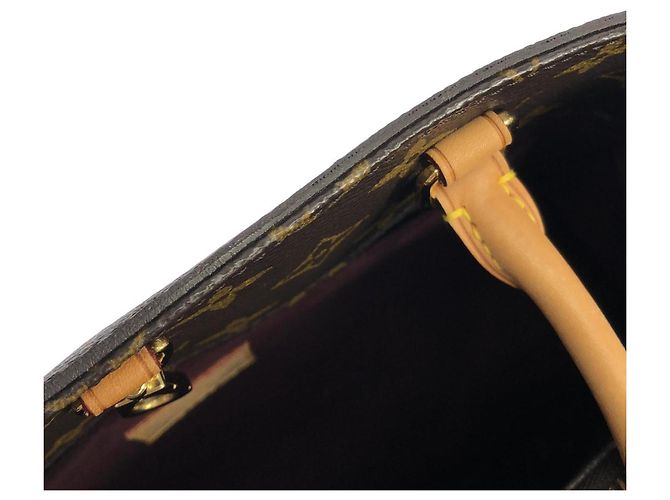 Borsa Louis Vuitton Monogram Montaigne MM Marrone - vista 4