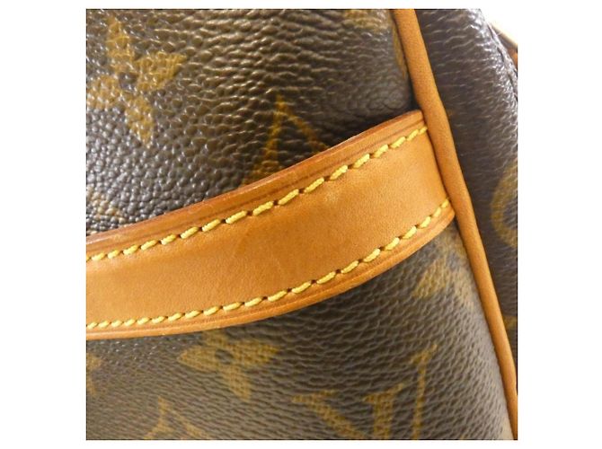 Borsa a tracolla Louis Vuitton Monogram Reporter Marrone - vista 4
