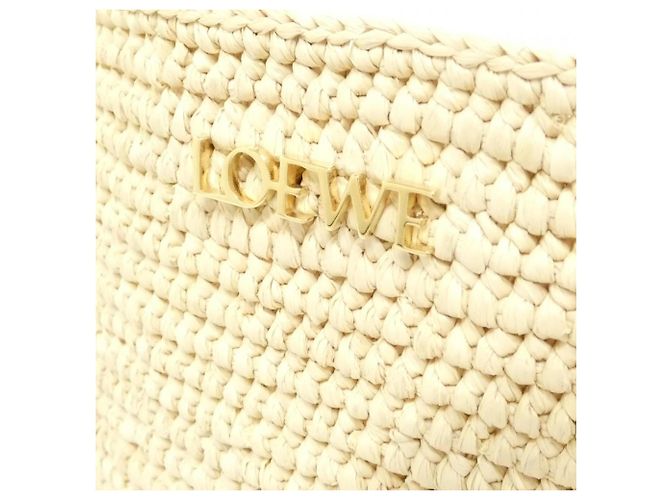 Tote pieghevole Loewe Puzzle Beige - vista 4