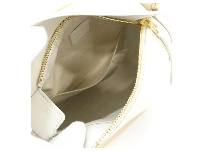 Loewe Puzzle Edge Small Handtasche Weiß - Ansicht 10
