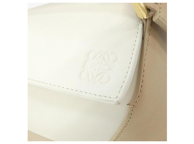 Loewe Puzzle Edge Small Handtasche Weiß - Ansicht 4