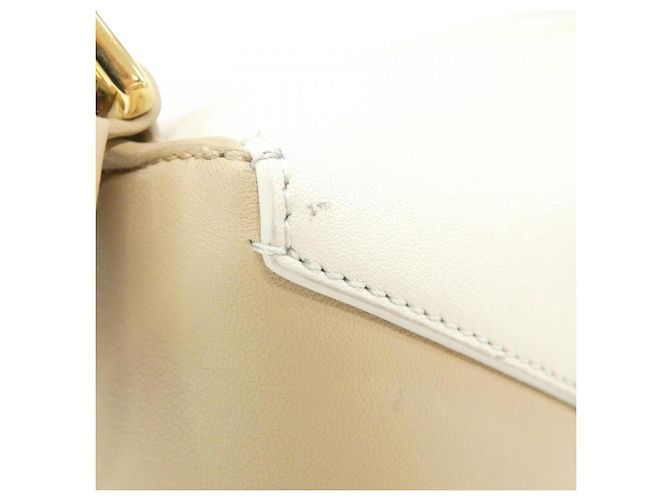 Loewe Puzzle Edge Small Handtasche Weiß - Ansicht 5