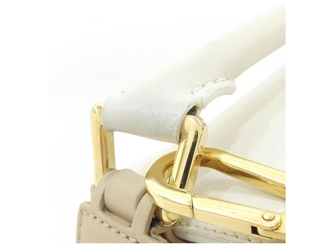Loewe Puzzle Edge Small Handtasche Weiß - Ansicht 8