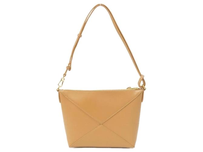 Pochette Loewe Puzzle Fold Handbag Beige - vista 2