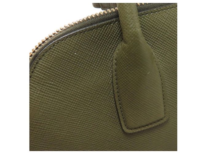 Prada Saffiano Handtasche grün - Ansicht 14