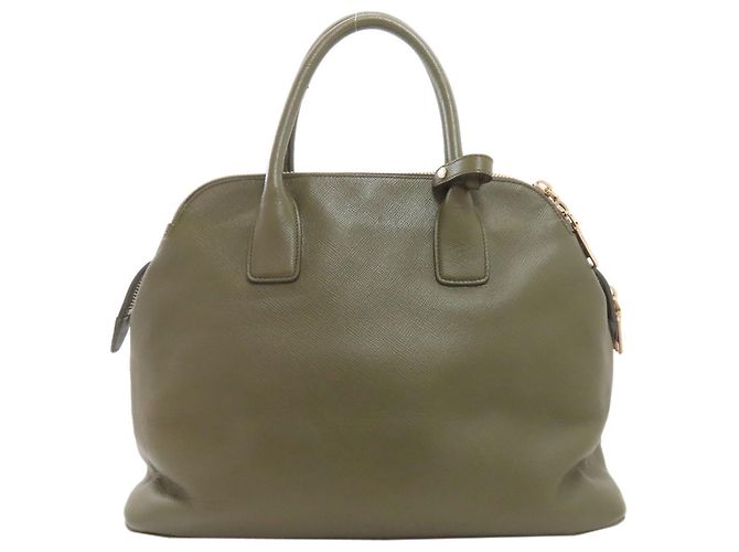 Prada Saffiano Handtasche grün - Ansicht 2